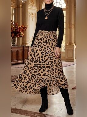 SUGARLIPS SKIRT Leopard Print